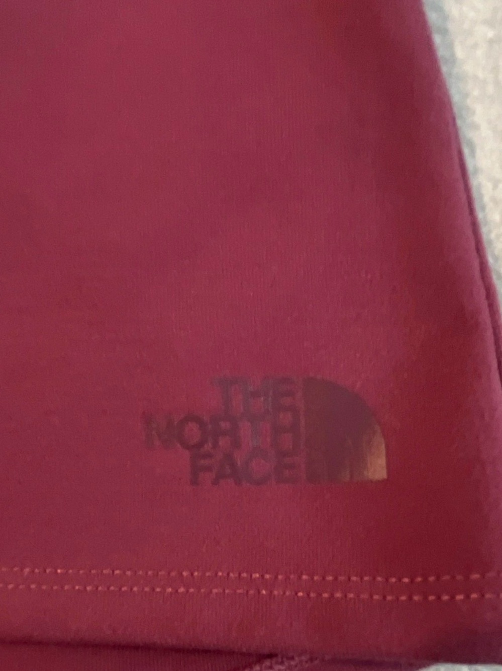 The North Face Women's Plum Long-Sleeve Top with Black Mesh Yoke